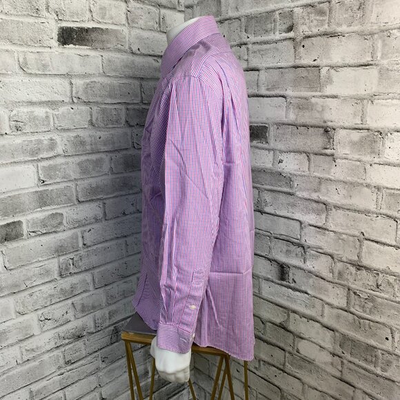 Lauren Ralph Lauren Slim Fit Gingham Print Dress Shirt - Picture 6 of 12